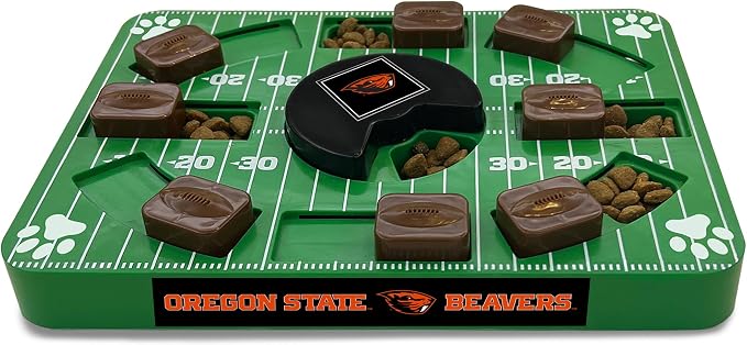 Pets First NCAA Oregon State Beavers Puzzle Toy, Puzzle Treat Dog Toy, Interactive Dog Treat Toy, Dog Puzzle Feeding Slow Toy