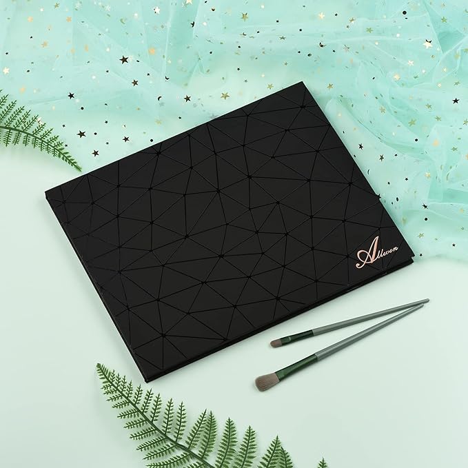 Allwon Extra Large Magnetic Palette Empty Makeup Palette for Eyeshadow Lipstick Blush Powder (Diamond shape)