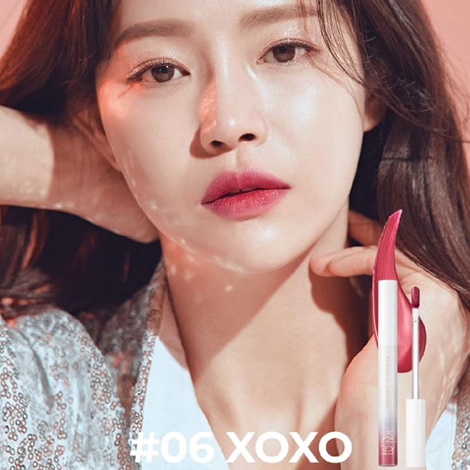bom OMG Matte Lip Lacquer Waterproof Long Wearing Cherry Pink Liquid Lipstick Matte Finish Full Coverage 0.14 oz (Cherry Pink)