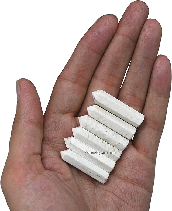 Amazing Gemstone Crystal Points Bulk Healing Crystals & Stones - Premium Single Terminated Healing Wand Point Bulk Crystals for Crafts, Crystal Grid, DIY Work