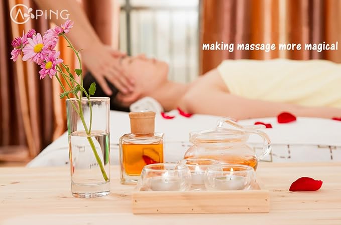 Rose & Sandalwood Essential Oils - 100% Pure Organic Natural Plant Oils for Diffuser, Aroma, Spa, Massage, Yoga, Perfume, 2x10ML