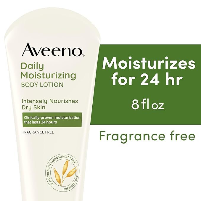 Aveeno Spa Day Gift Set, Full Body Skincare Set with Positively Radiant Face Scrub, Daily Moisturizing Body Lotion, & a Pair of Single-Use Skin Relief Hand Masks, Non-Comedogenic, 3 Items