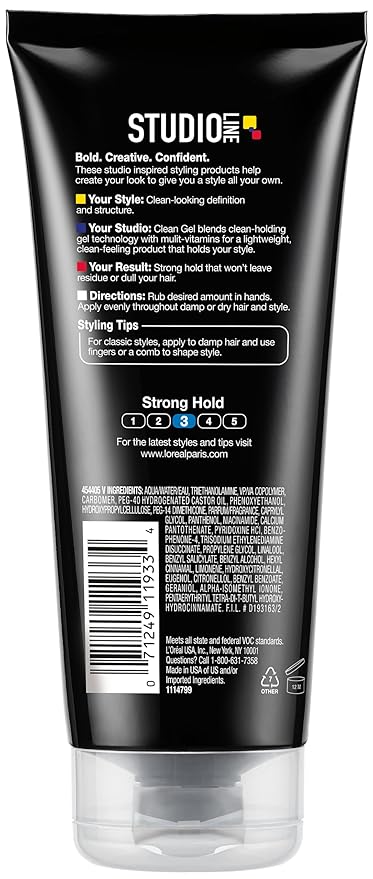 L'Oreal Paris Studio Line Clear Minded Clean Gel - Strong Hold 6.8 fl; oz. | Clear Minded