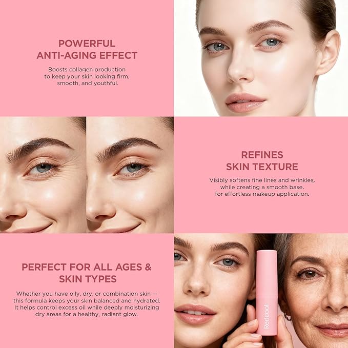 Retinol Eye Balm Stick - Under Eye Cream for Dark Circles & Puffiness with Caffeine, Collagen & Hyaluronic Acid, Eye Cream Anti Aging, Reduces Fine Lines, Wrinkles & Bags, Hydrating Retinol Eye Cream