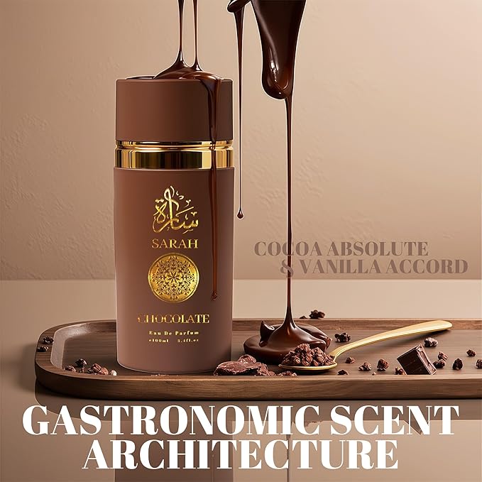 AFLUXE 2PCS Mens Perfume Cologne Long Last Strong EDP Natural Spray Gift Set, with Cocoa, Dried Fruits, Woody Fragrance for Daliy Use, 3.4 Fl Oz / 100 mL Each (Sarah Chocolate & Vanilla Tobacco)