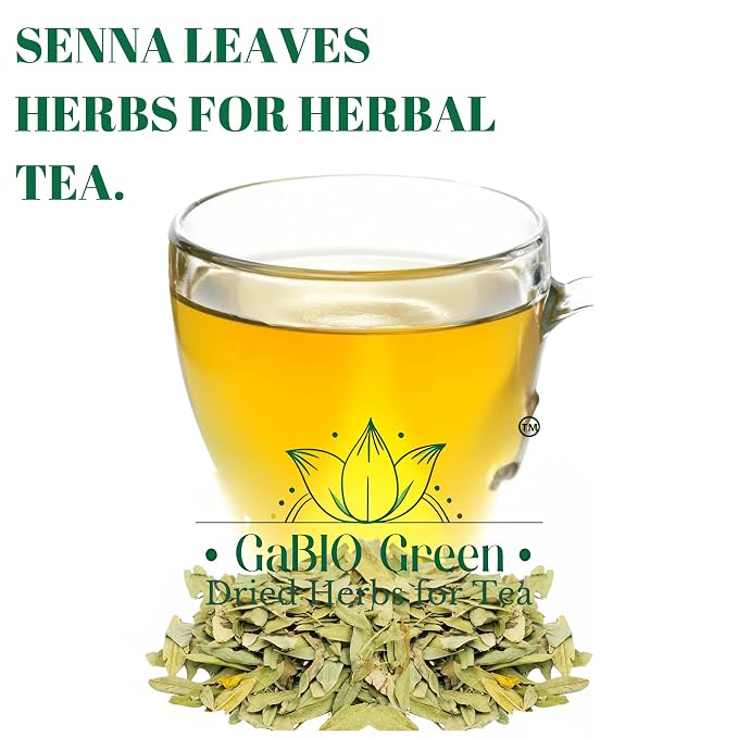 Natural Senna Leaves Hoja Sen Dried Herbal Leaves, Senna Raw Leaf, Hoja Sen Cut & Sifted Herbs, Non-GMO, Gluten-Free, Senna Alexandrina in a Resealable Bag (4oz)