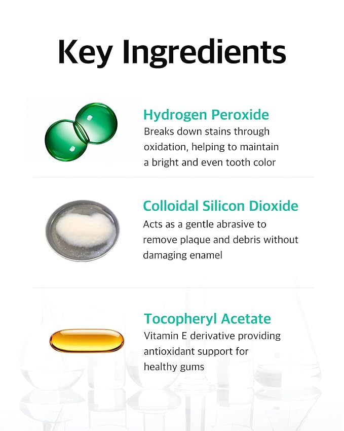 LiveOrals Whitening Toothpaste 80g x 3 – Fluoride-Free, Nano Hydroxyapatite & Hydrogen Peroxide, Sensitive Teeth, Enamel Strengthening, Natural Mint Gel