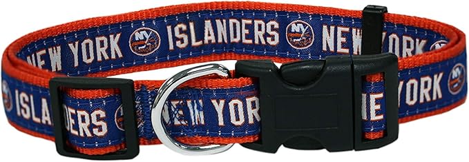 Pets First NHL Collar for Dogs & Cats. Adjustable, Cute, & Stylish! The Ultimate Hockey Fan Collar!