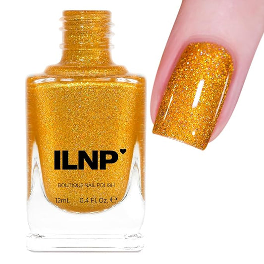 ILNP Sunglow - Glowing Gold Holographic Nail Polish