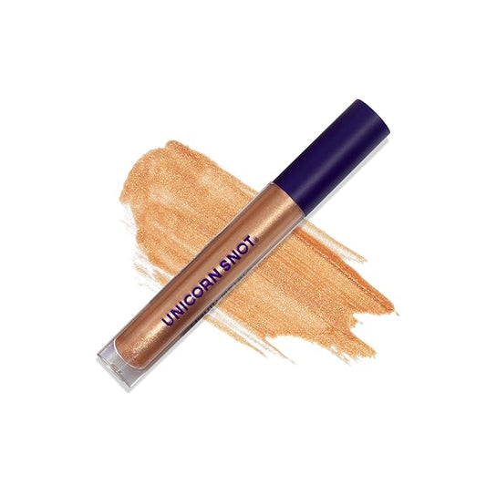 UNICORN SNOT Liquid Metal Lip Paint | Intense Pigment, Non-drying, Metallic Lip Color Makeup for Holiday, Stocking Stuffers, Christmas Gift | Vegan & Cruelty-free Lip Makeup - DUNE (Light Sand)