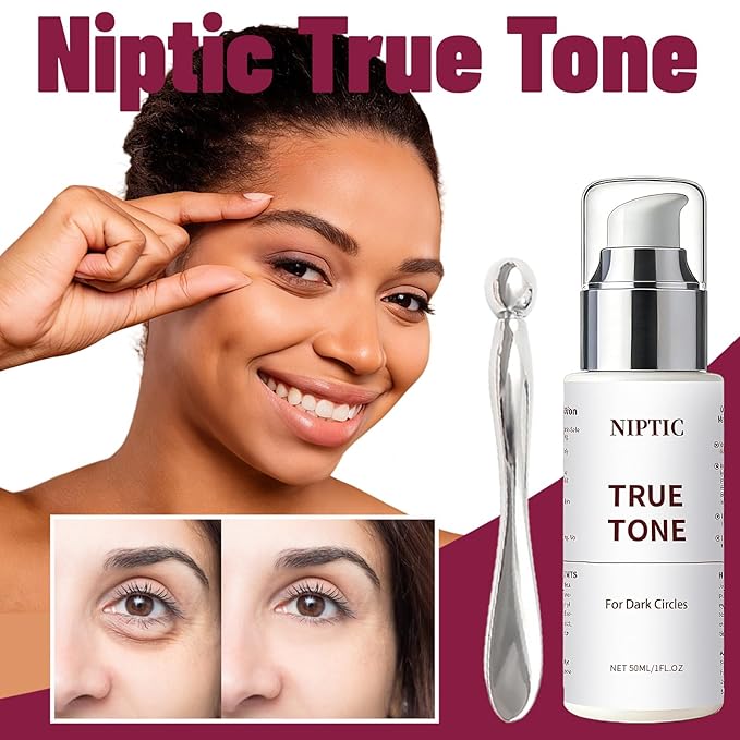True Tone Eye Cream, Dark Circle, Eye Repair Cream for Dark Circles, Reducing Dark Circle and Puffiness, Repair the Eye Skin, Reduce Wrinkles (2 PCS, 1)