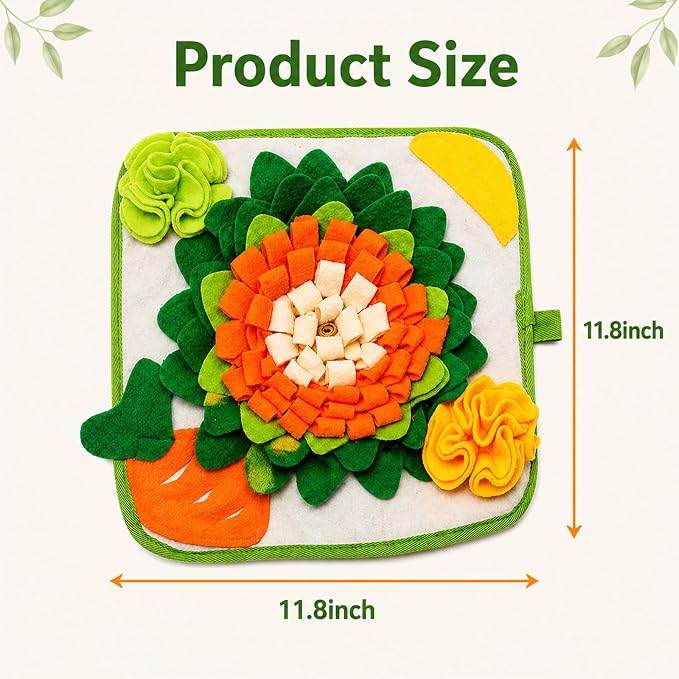 Rabbit Foraging Mat Interactive Bunny Snuffle Mat for Small Animals