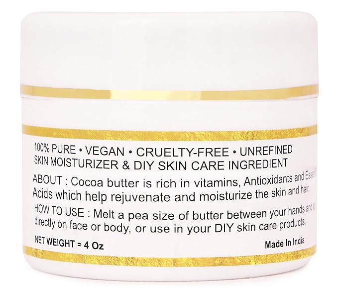Organic Raw Mango Butter 100% Pure,Natural & Unrefined| Skin Moisturizer For Face, Body & Hair| 8 OZ/230 GM Ivory / White Grade A | DIY Creams, Balms, Lotions, Soaps| Softens Dry & Tough Skin