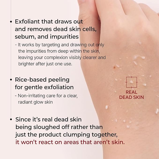 Dr.Melaxin Peel Shot Glow Black Rice Peeling Ampoule 80ml, Dead Skin Gentle Exfoliating Ampoule with Rice Water Extract, AHA BHA, Niacinamide, Daily Skin Texture Care, All Skin Types, Korean Skincare