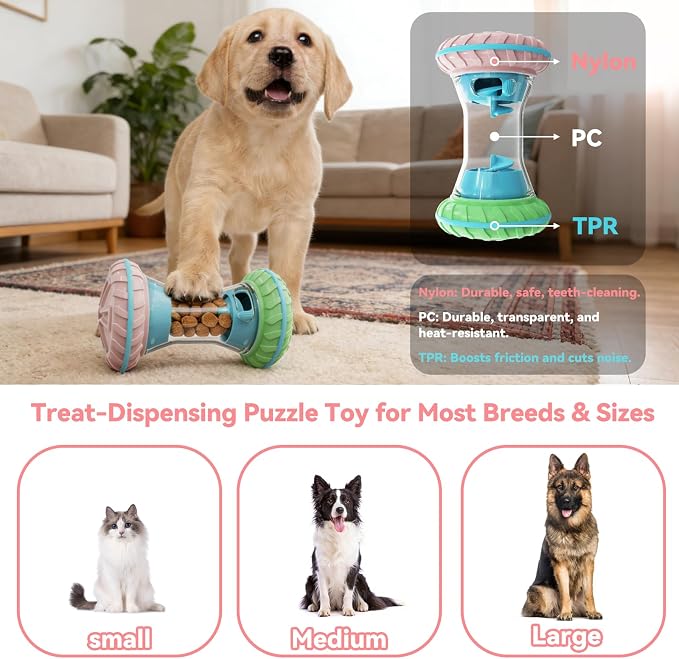 MateeyLife Interactive Dog Puzzle Toy for Small Medium Large Dogs