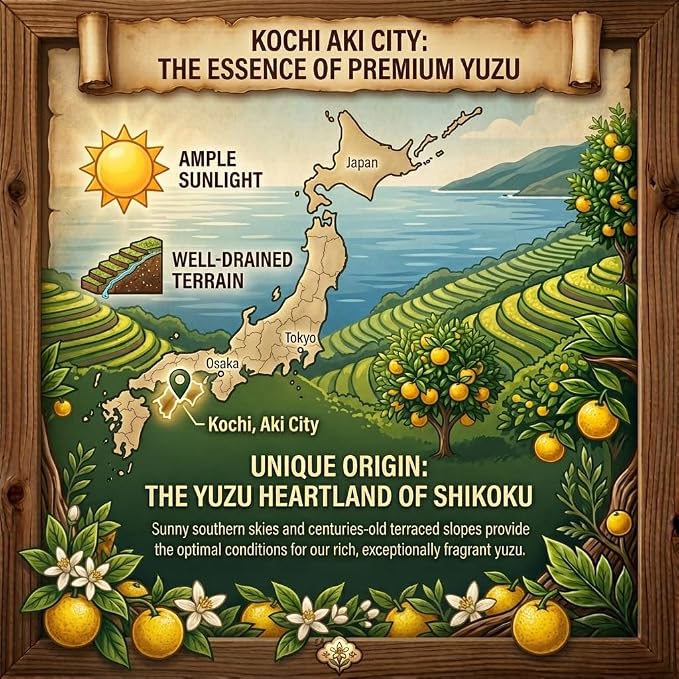 Premium Japanese Essential Oil Set - 100% Pure Hinoki & Yuzu & Hiba Oils for Diffuser & Aromatherapy - Steam Distilled, Produced in Japan - 3 Pack (5ml Each)