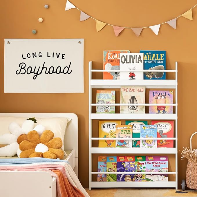Long Live Boyhood Banner Boy Room Decor,Playroom Decor Nursery Wall Decor for Boys Bedroom Living Room, Baby Shower Gifts, kid's banners Wall Hanging Flag Linen Banner 30x20(off-white)