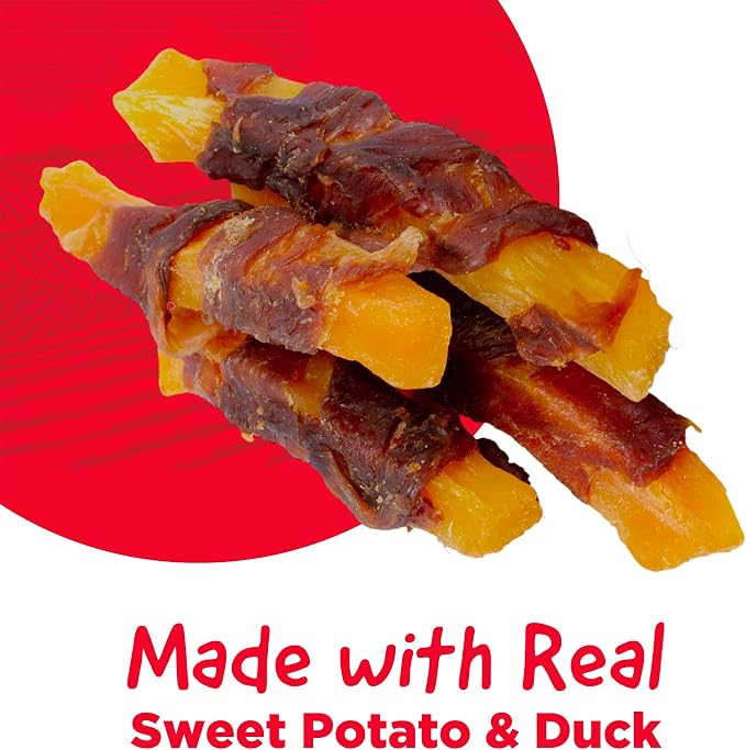 Country Kitchen Sweet Potato & Duck Jerky Tender Dog Treats, 16 oz | Quality Ingredients Made with Real Duck, High Protein, Low Fat, No Artificial Colors