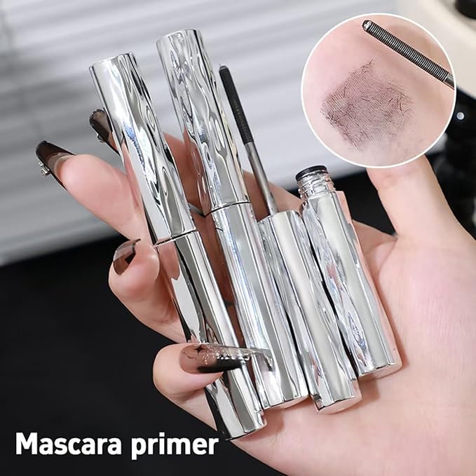 Iron Wand Mascara – Telescopic Tubing Mascara, Liquid Lash Extensions Effect, Waterproof & Long-Lasting, No Flaking, No Clumping, 3D Curling Wand for Bold, Defined Lashes (Black)