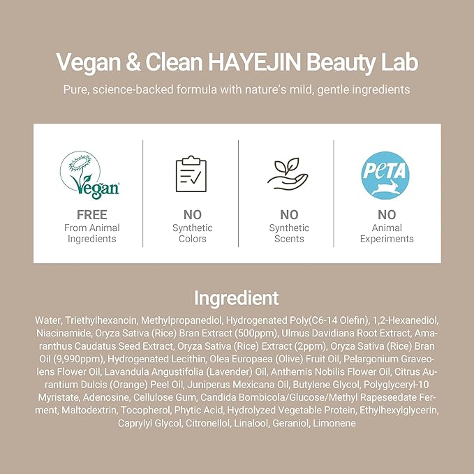HAYEJIN RiceFila Milk Toner for Glass Skin – 2-in-1 Hydrating Korean Rice Toner with Niacinamide, 8 Hyaluronic Acids & 6 Peptides – Dual Phase Lightweight Rice Bran Facial Toner 5.07 fl oz