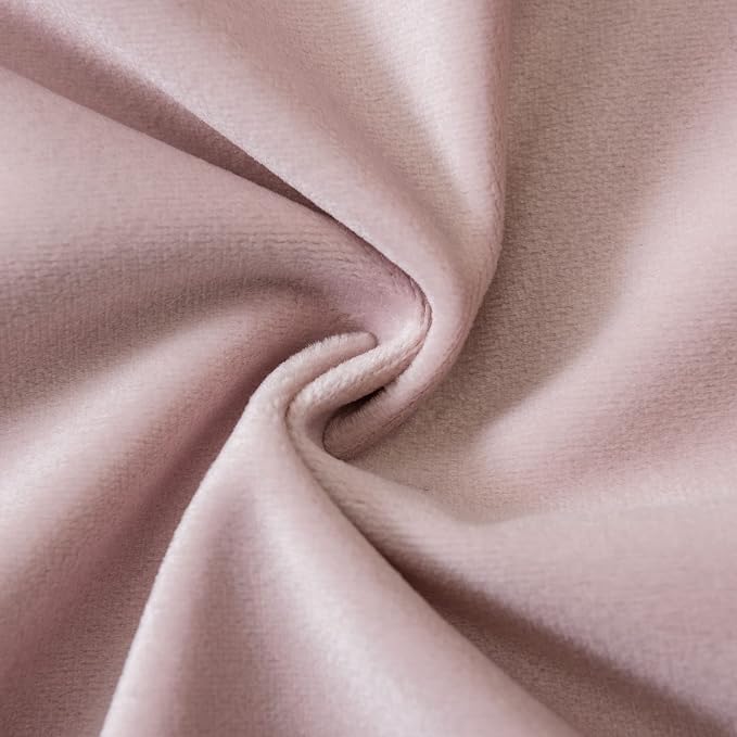 Throw Pillow Covers Set of 2 for Couch Bed Velvet Cushion Cover 14x14,Pink | Decorative Pillow Covers with Invisible Zipper for Sofa Living Room Bedroom Home Decor Modern