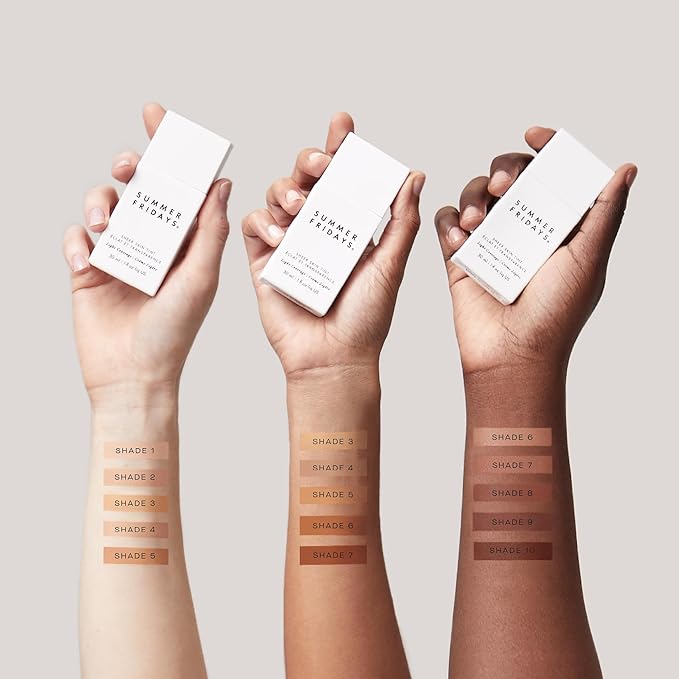 Summer Fridays Sheer Skin Tint - Skin Tint with Hyaluronic Acid - Helps Diminish Uneven Skin Tone - Sheer to Light Coverage - Shade 3 - Light with Golden Undertones (1 Fl Oz)