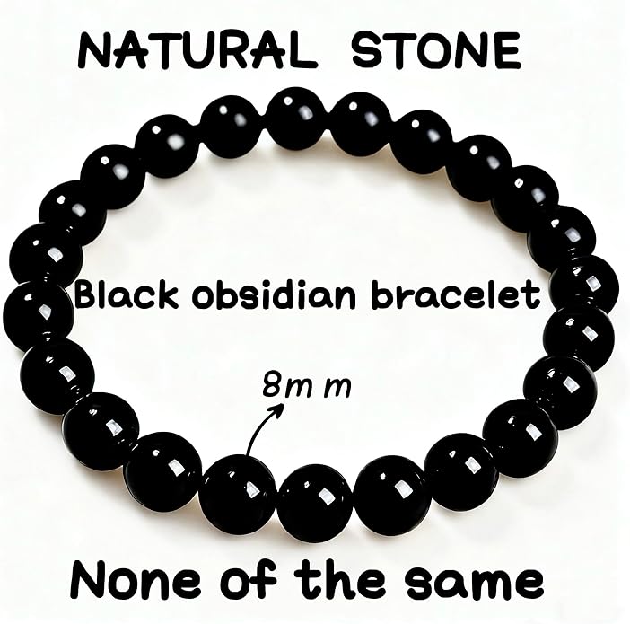 Bracelets for Women，Stretch Unisex Crystal Bead Bracelet -Chakra Healing Stone Luck Energy Bracelet, Ideal Graduation Birthday Gift