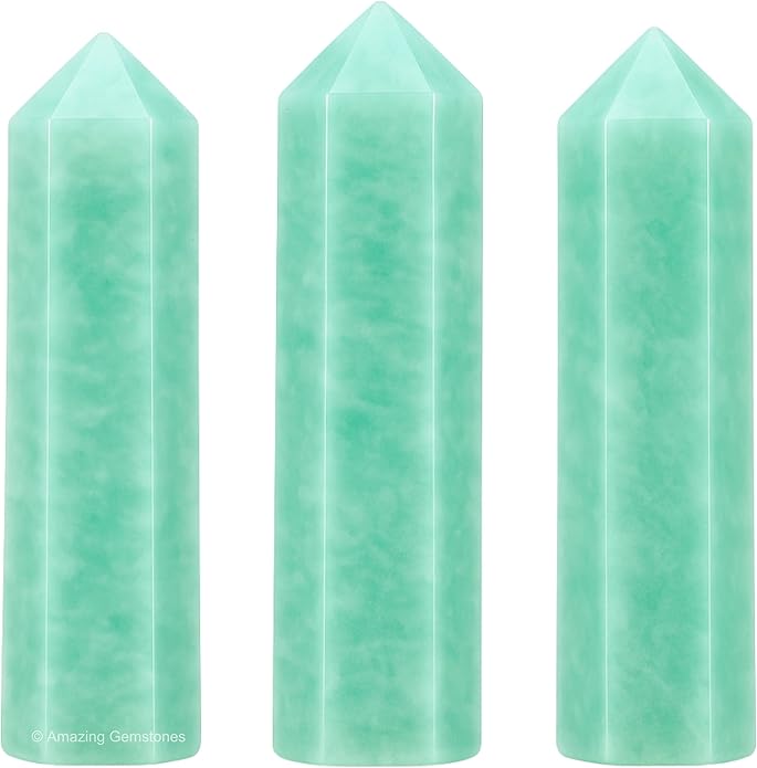 Amazing Gemstone Crystal Points Bulk Healing Crystals & Stones - Premium Single Terminated Healing Wand Point Bulk Crystals for Crafts, Crystal Grid, DIY Work