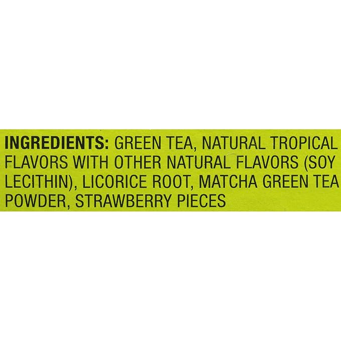Bigelow Tropical Iced Green Tea, K-Cup, 0.10 oz, 22/Box
