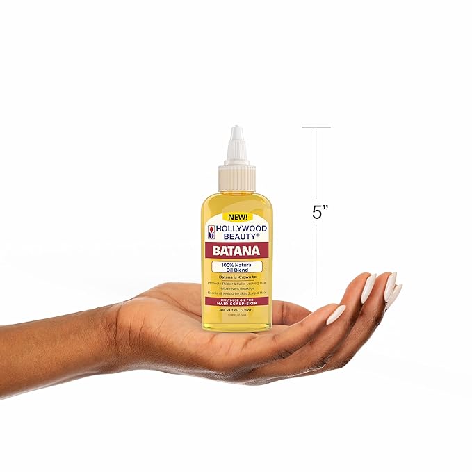 Hollywood Beauty Batana Oil for Hair, Scalp and Skin (2 fl oz)