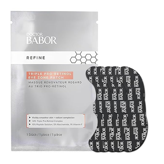 BABOR DOCTOR Retinol Eye Patches, Anti-Aging Eye Treatment, Fight Against Dark Circles, Tightenting and Anti-Wrinkle Eye Mask, 5 Pack