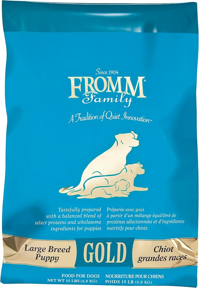 Fromm Family Foods Gold Large Breed Puppy Dry Food, 15 lb.