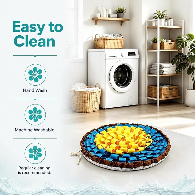 Snuffle Mat for Dogs, Interactive Dog Puzzle Toy & Slow Feeder