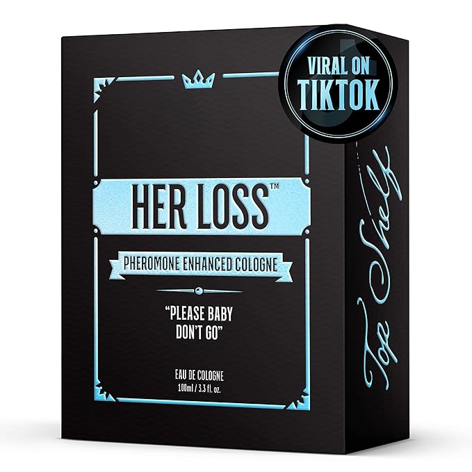 Her Loss Pheromone Cologne For Men - Bold, Long-Lasting Fragrance with Amber, Spice & Dark Woods – Premium Eau De Cologne Spray for Men