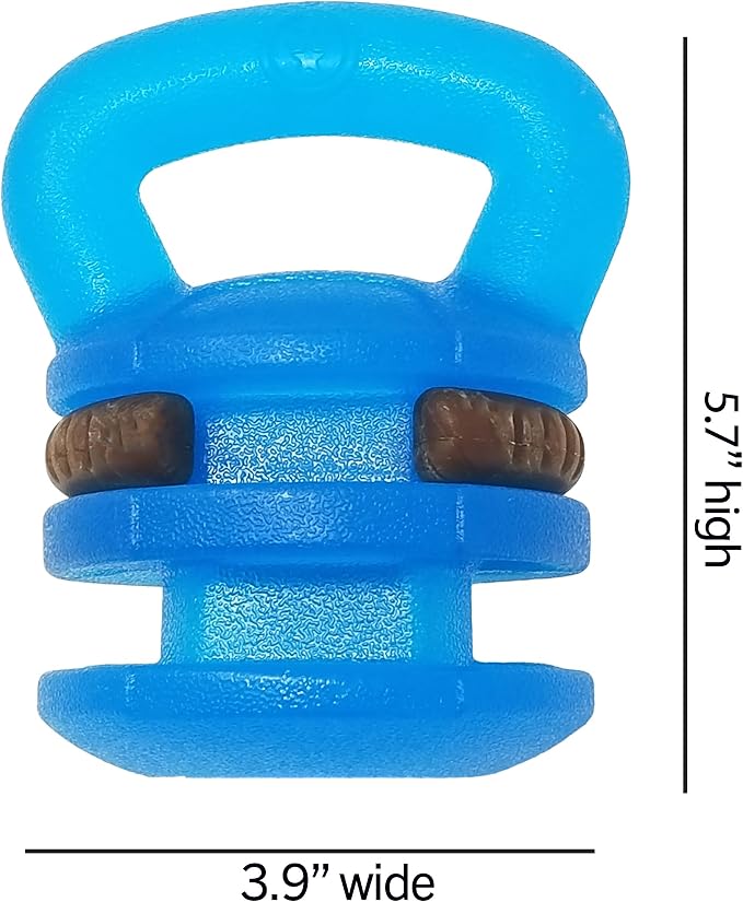 Starmark Twist and Lock Kettlebell Interactive Dog Chew Toy
