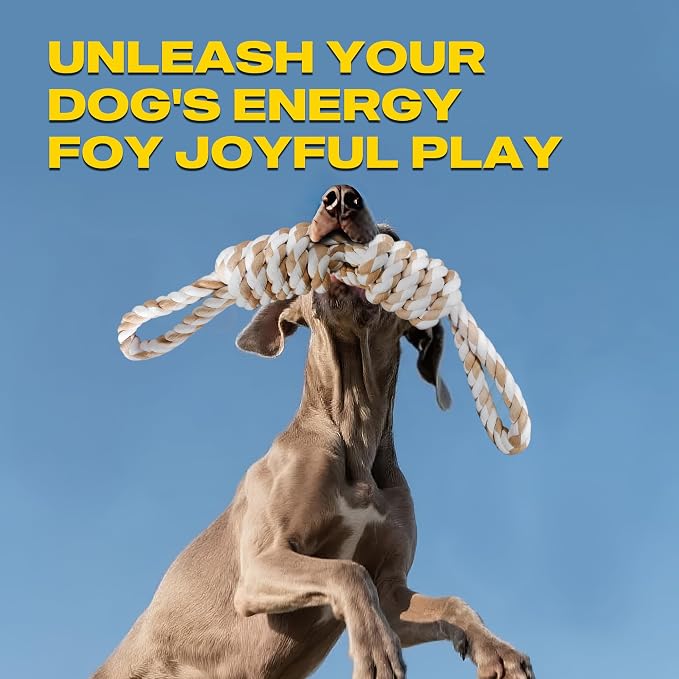 Fida Dog Rope Toys for Aggressive Chewers, Tug Toys for Large Medium Dogs