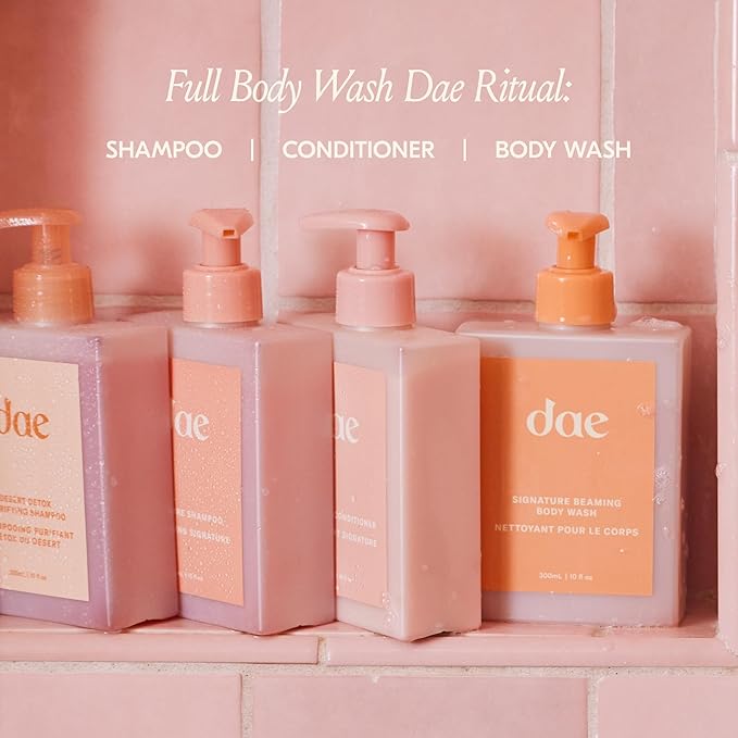 DAE Signature Beaming Body Wash - Softens, Nourishes & Locks in Moisture (10 oz)