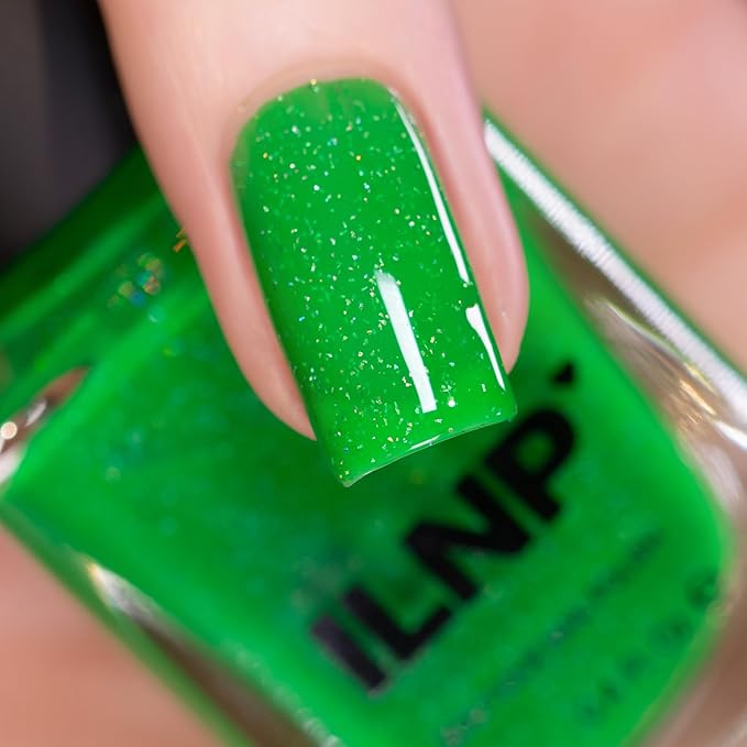 ILNP Jellybean - Candy Green Holographic Jelly Nail Polish