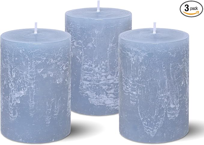 Ocean Scented Candles 3x4 inch - 35+ Hours Long Clean Burning Smokeless & Dripless Hand-Poured Aromatherapy Candle for Home Bathroom Decor
