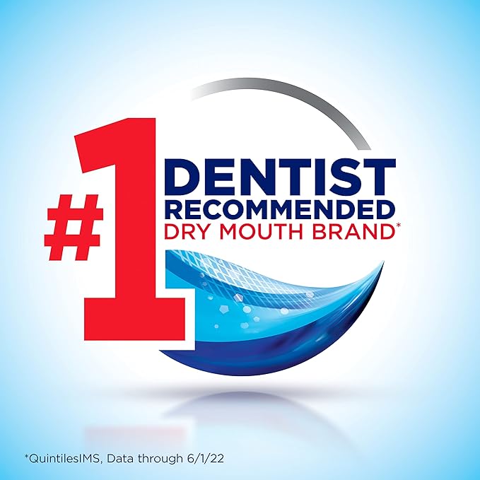 biotène Oral Rinse Mouthwash for Dry Mouth, Breath Freshener and Dry Mouth Treatment, Fresh Mint - 33.8 fl oz (Pack of 2)