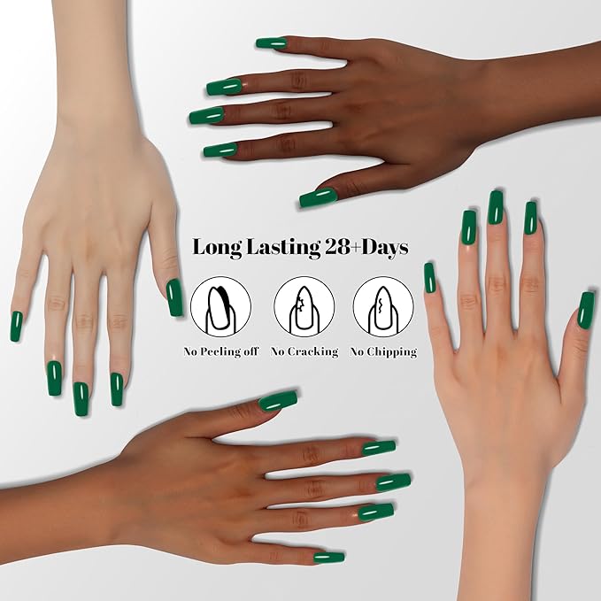 YTD Likomey Aloe Green Gel Nail Polish,15ml Salon Home DIY Manicure and Pedicure Fall Winter Soak Off UV Color Varnish,CS453