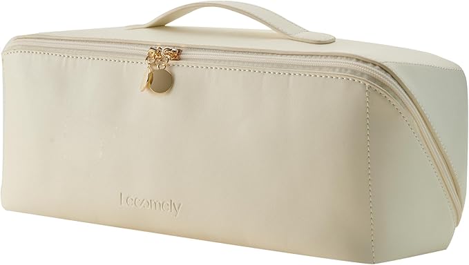 AirEdge A3 Hair Styler Bag Luxurious Leather Build Travel-Ready Design Fits All Accessories of Multi-Styler Brushes, nozzles, Curls Universal Fit