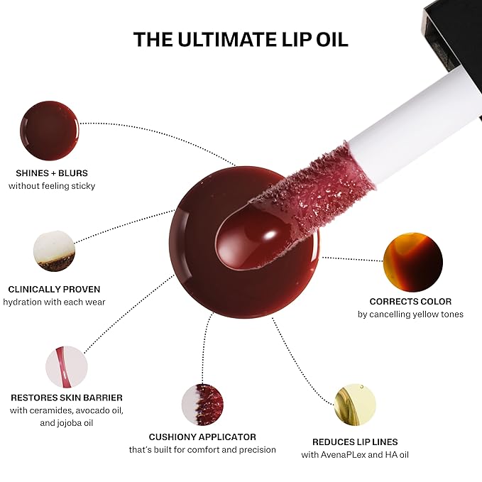 POUND CAKE Cake Theory Lip Tone Equalizing Oil Duo | Hydrating and High-Shine Blurring Lip Oils in Browning (Purple Brown Tint) & Melted Butter (Yellow Tint) | Clean, Vegan, and Moisturizing Formula –