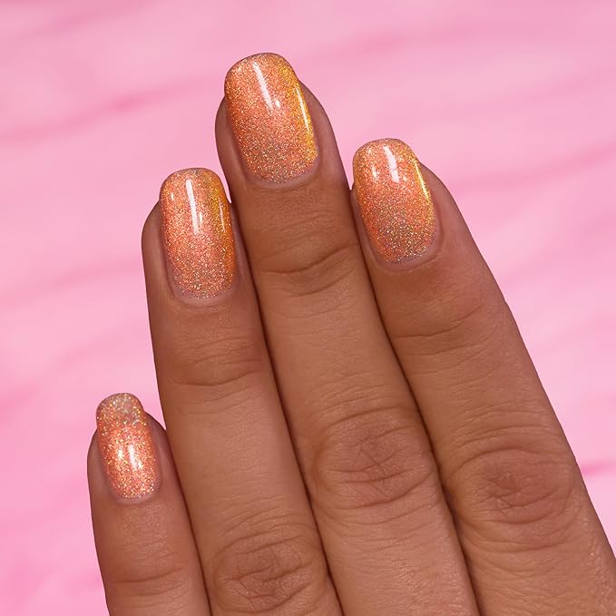 ILNP Peach Ring - Soft Orange Shimmer Nail Polish