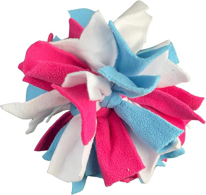 Chelsy's Toys Interactive Snuffle Ball for Dogs, Mental Stimulation Toy, Slow-Play Treat Dispenser, Brain Exercise for Puppies & Seniors, Teething Relief, Blue, Orange, Purple (Blue)