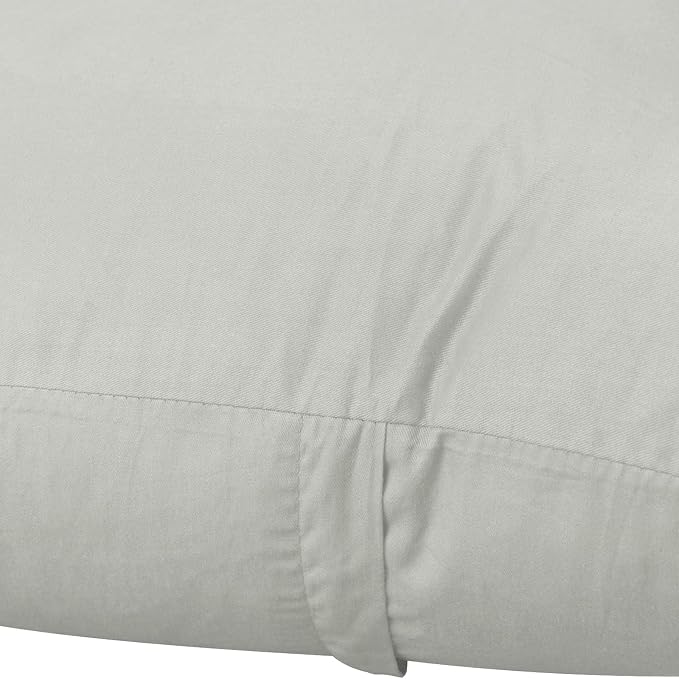Thmyo 4-Pack 100% Cotton Comfortable Solid Decorative Throw Pillow Case Square Cushion Cover Pillowcase Sublimation Blank Pillow Covers DIY Throw Pillowcase for Sofa(18x18inch/45x45cm,Grey)