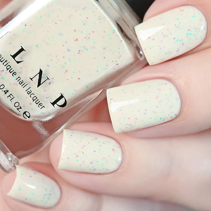 ILNP Cake Pop - Creamy Vintage Ivory Speckled Nail Polish