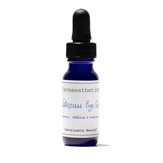 Farmaesthetics Watercress Eye Gel (.50 fl oz) | Ethically Sourced Sustainable Beauty | Clean, All Natural, Small Batch Skincare