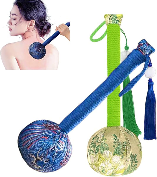 Body Massage Hammer, Manual Back Massager Tool for Body Relief | This Mugwort Massage Hammer Eases Back, Neck & Shoulder Muscle Tension, Perfect for Daily Relaxation at Home and Office