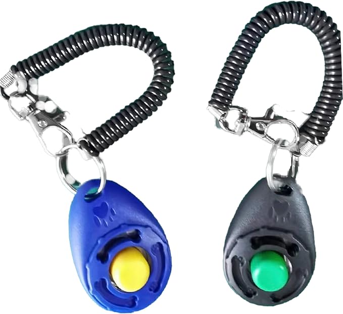 Jalousie Dog Training Pouch with Training Clicker and Water Bowl - 5 Ways to Wear - Carry Toys, Treats for Positive Reinforcement - Built-in Poop Bag Dispenser (Teal)